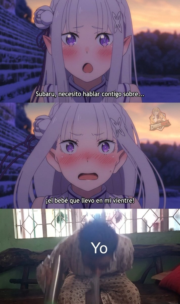 Zabo69subs's tweet photo. @crunchyroll_la Emilia la best waifu,  😁 https://t.co/IG76TaNn7c