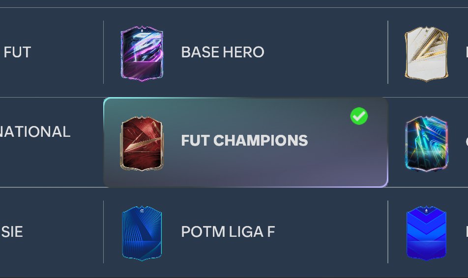 FUTWIZ's tweet photo. Not long now until Red Champs cards are back 😍

▪️100 Tokens for a 1 of 5 82+ Champs TOTW 3 Pick
▪️50 Tokens for a TOTW 3 Player Pick
▪️Champs starts next Friday 
▪️9 wins = 110 Tokens https://t.co/0cSuPLfZOs