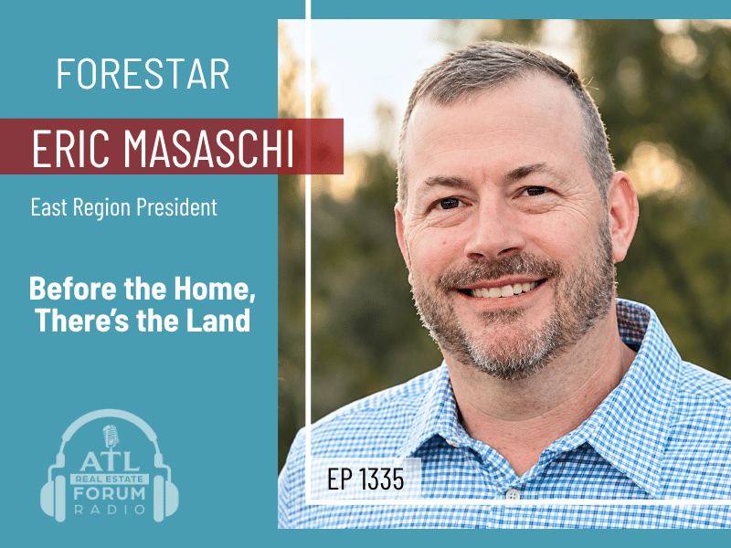 AtlantaREForum's tweet photo. Eric Masaschi, east region president of Forestar, joins host Carol Morgan to share what goes into evaluating a site, managing development costs and navigating timelines that can stretch from months to years.

🎧 Listen now: https://t.co/T0w0NHbodA https://t.co/Y5NONk9FKF