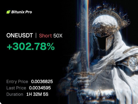 ile__tamago's tweet photo. #PREMIUM_TRADE 🔥 

ALHAMDULILLAH ANOTHER CLEAN &amp; INSTANT PROFIT SECURED  

#ONE/USDT - TAKE PROFIT 2 HIT
📷Profit: 302.78%

📷 Free Signals: https://t.co/5n1eCyuGag https://t.co/O0H9OSR3sc