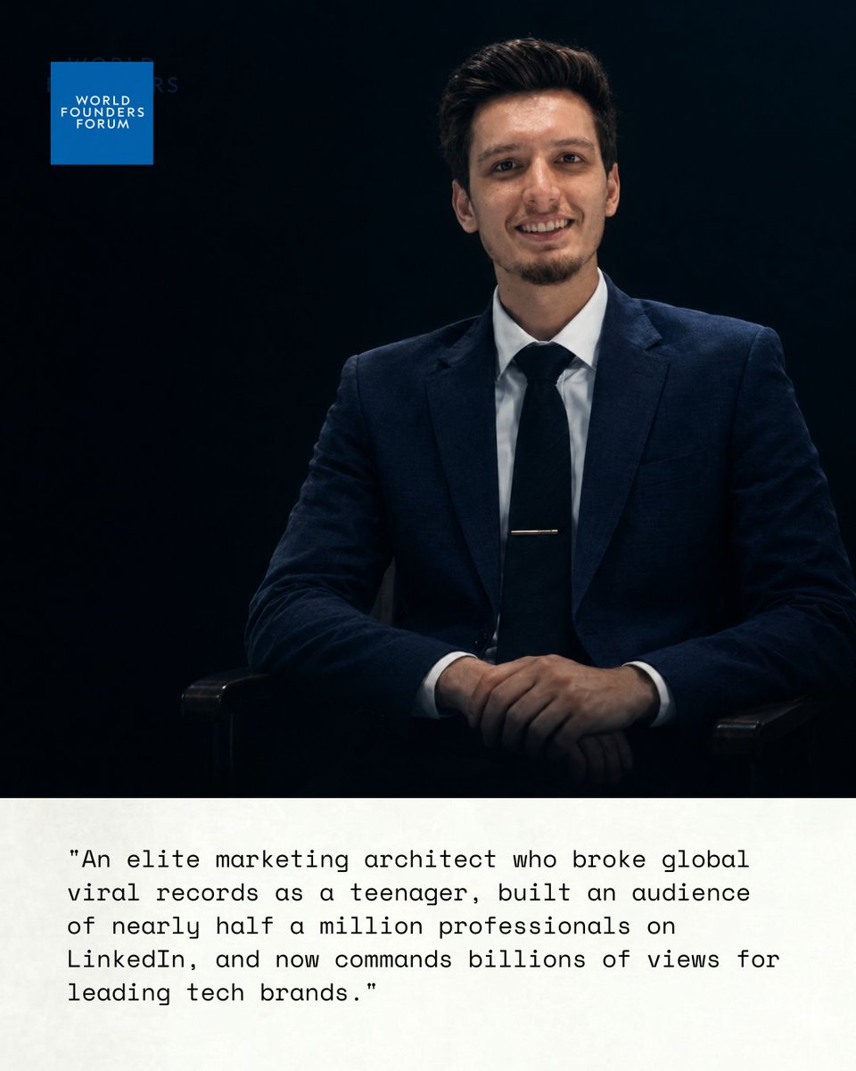 WorldFoundersF's tweet photo. Want to be featured next alongside global titans like Endrit Restelica — the mastermind commanding over 1 Billion views and leading the AI &amp; tech revolution?
👉 Follow us for inspiring founder journeys &amp; DM us "FEATURE" to get your story published! 🚀 https://t.co/pj8YxCbSG8