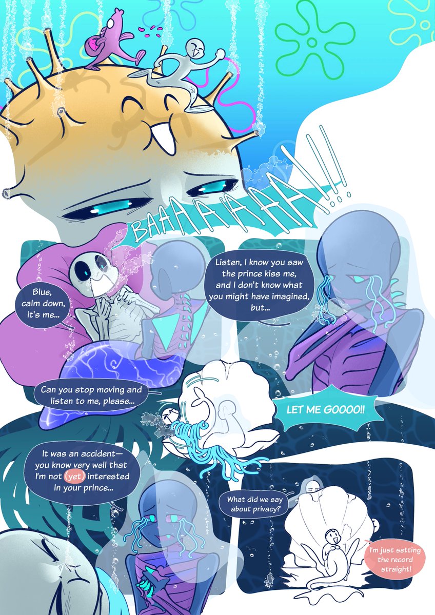 Lafillehonteuse's tweet photo. little comic for the mermay 🌊(12/??) https://t.co/185ja3u1lG