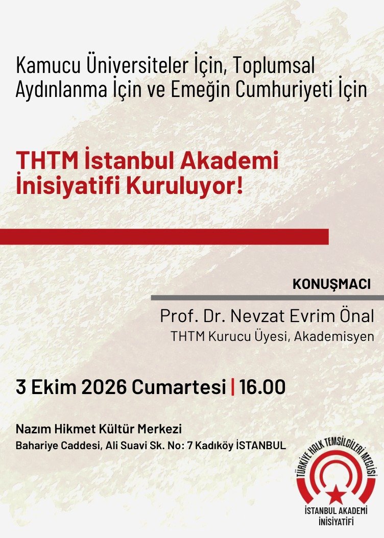 thtmakademist's tweet photo. Kamucu üniversiteler için, toplumsal aydınlanma için ve emeğin cumhuriyeti için THTM İstanbul Akademi İnisiyatifi Kuruluyor! 

Sizi de bu inisiyatifin kurucu bileşeni olmaya davet ediyoruz. https://t.co/jOJiDhWZTM