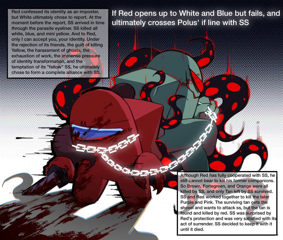 hydilias's tweet photo. OMG I created another IF storyline
I thought of it in 2024, but I just drew it now
#rodamrix #rodamrixfanart
#amongus #amongusfanart https://t.co/ESU4RH8RQE