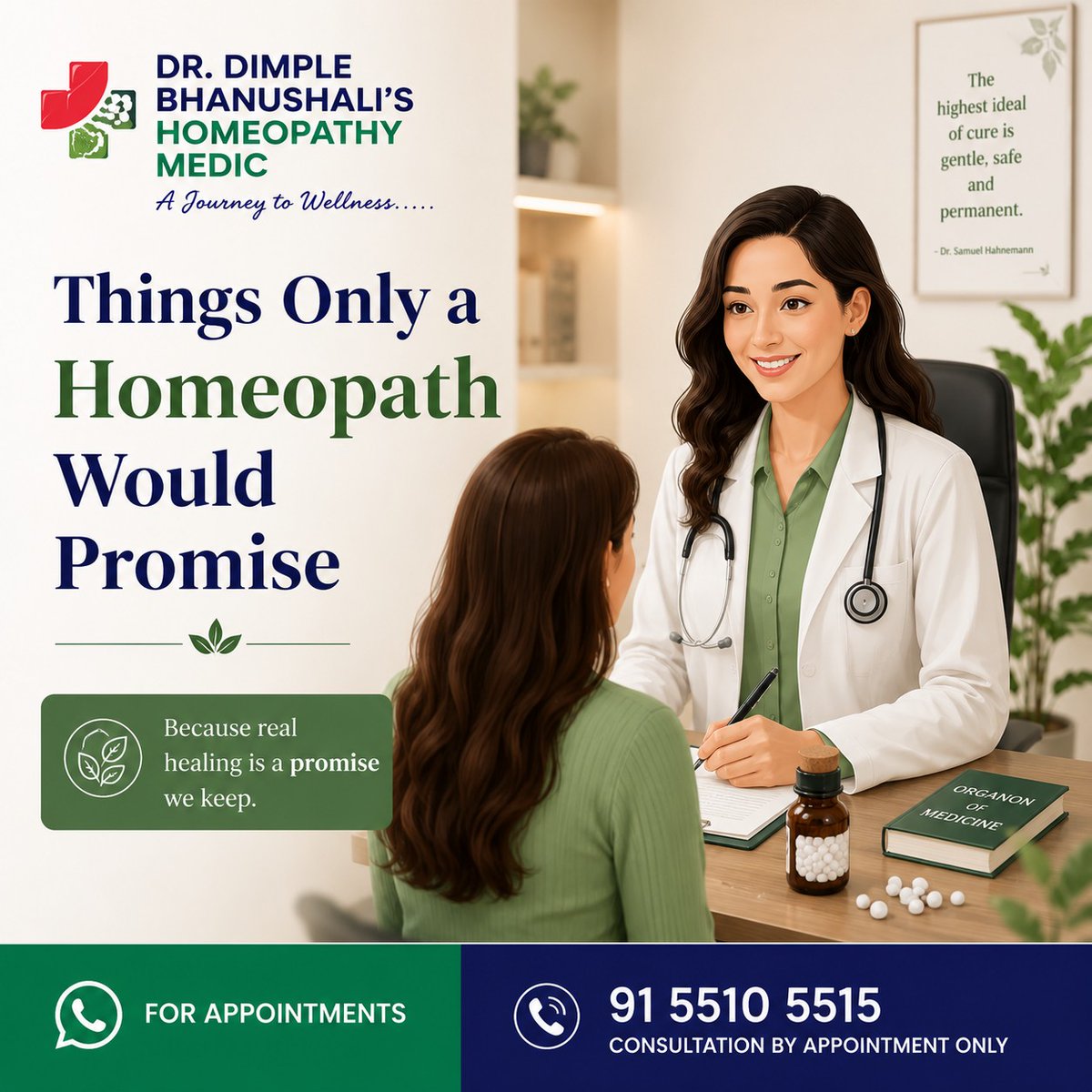 KyleHaakin22o's tweet photo. You’re more than your reports—you’re a person with a story. At Dr. Dimple Bhanushali’s Homeopathy Medic, every consultation begins by understanding your lifestyle, emotions, health history, and well-being. True healing starts when someone listens. https://t.co/Nq3XqV9hCB