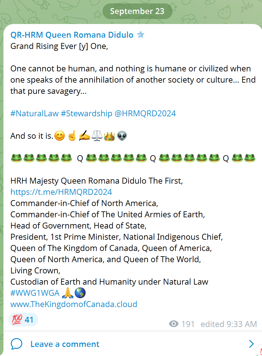 taxfreecanada1's tweet photo. 💯https://t.co/nyouJuOXaJ
Warmongers everywhere its time to stop. 
Repent 
Peace and prosperity https://t.co/hZLnxaxUzC