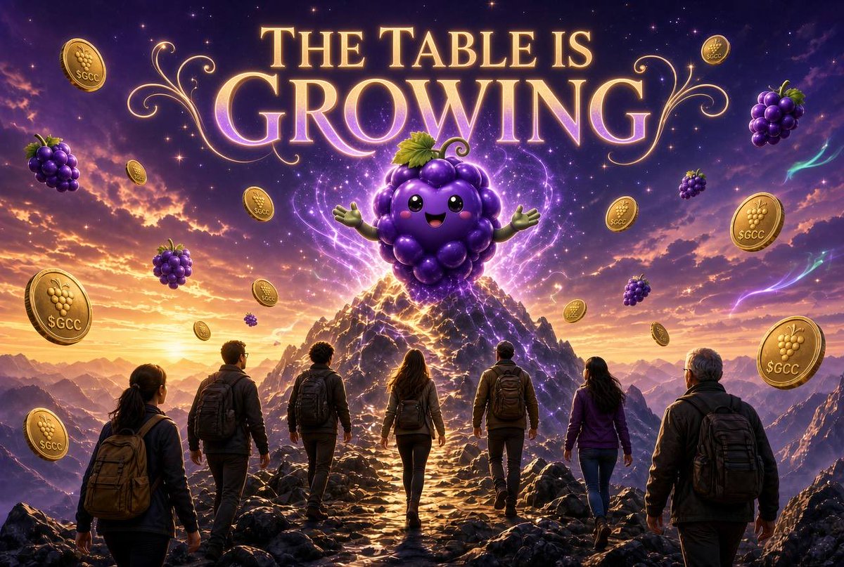 globla_comm's tweet photo. The strongest communities are not built by noise.
They are built by people who stay.
$GCC is still early.
That is the advantage.
If you believe in real people, organic growth and a long-term vision on Solana:
1.  Follow @globla_comm
2.  Drop a 🍇 in the comments
3.  Tag 1 person who should be here before the room fills up
No bots.
No paid hype.
Just the ones who actually show up.
$GCC #Gccy #Solana #GCCCommunity
CA: GCCX7HJ8b5E37hwVyvMh7kH3FB74eumwGGxWvwgyZY6M
