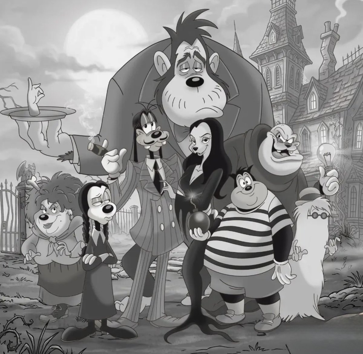 CutestNeko's tweet photo. #disney “The Goofums Family” by Richietoons 🤣😆👍. https://t.co/Y4j7Y0ipc9