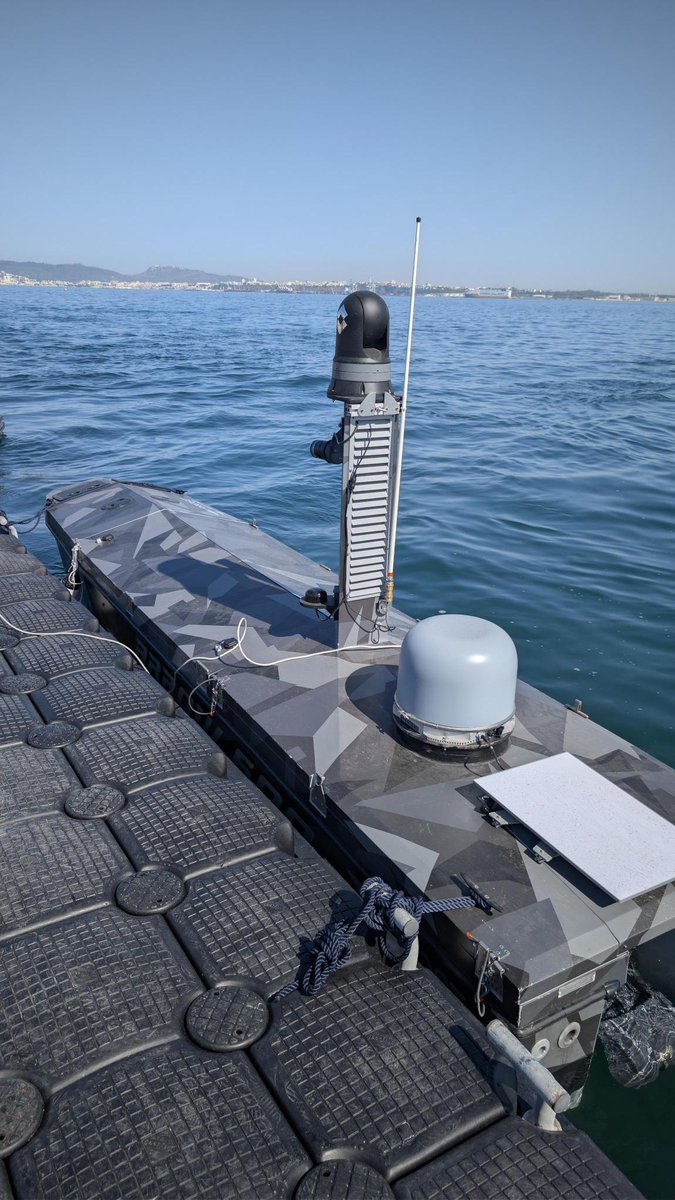 FrostUnmanned's tweet photo. At #REPMUS2026, Frost Unmanned proved the power of multi-domain coordination! 🌊✈️

Our USV teamed up with air assets via a shared C2 architecture to engage high-value targets and block amphibious threats. Success relies on connected systems, not solo platforms.

#USV #UAV #MUMT https://t.co/tjMnVCudTY