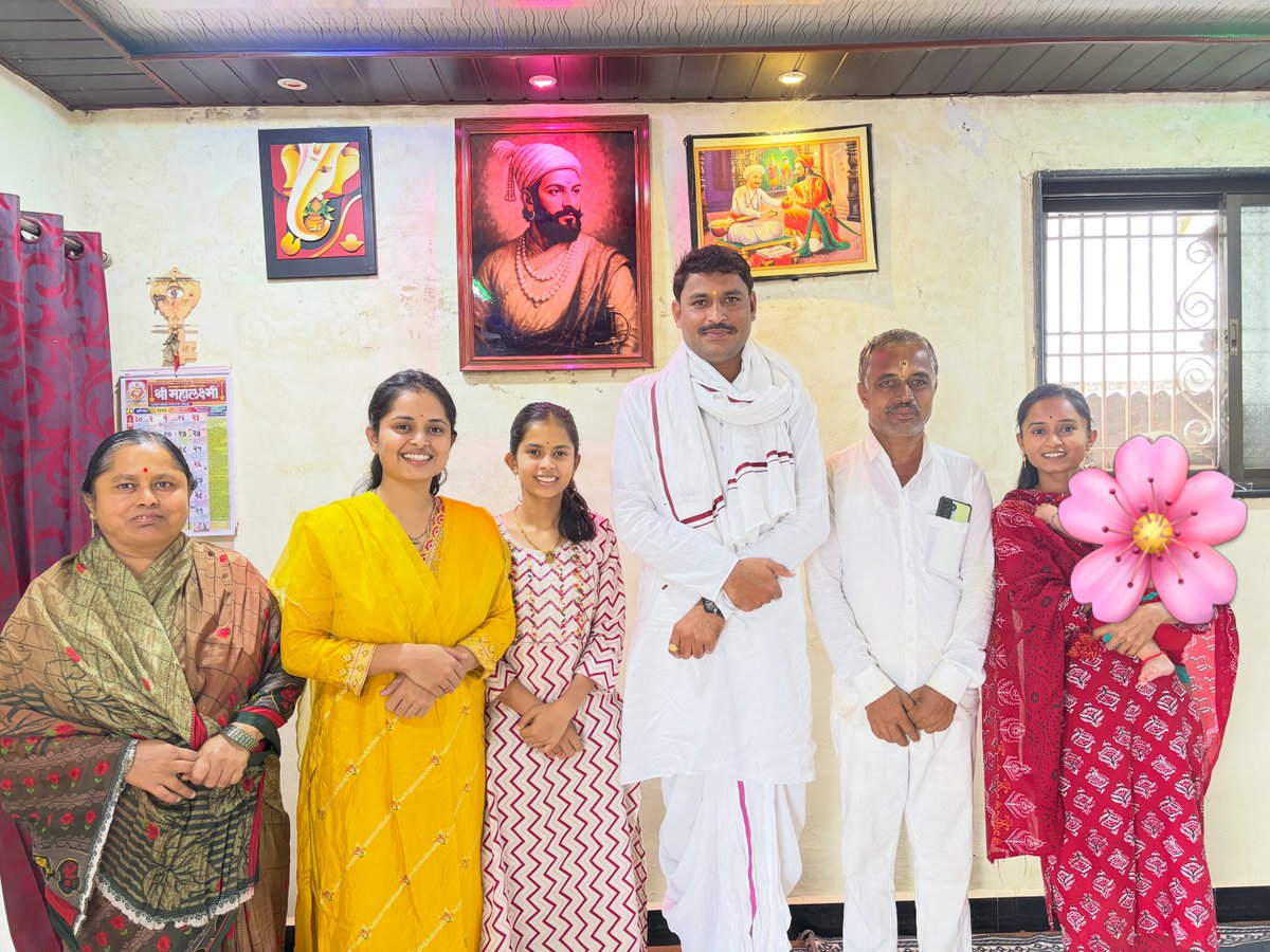 LibbyKamke's tweet photo. Today, we had the privilege of meeting social reformer Sagar Maharaj Borate at our home. His inspiring thoughts and humility left us with much to reflect on. Meeting such people is one of life’s greatest blessings. https://t.co/YES3lDoPFN