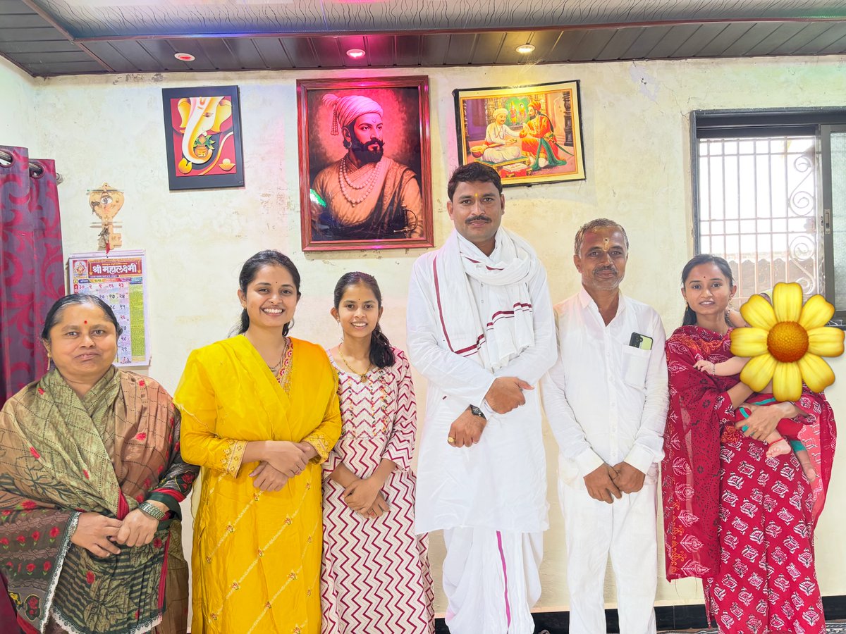 LibbyKamke's tweet photo. Today, we had the privilege of meeting social reformer Sagar Maharaj Borate at our home. His inspiring thoughts and humility left us with much to reflect on. Meeting such people is one of life’s greatest blessings. https://t.co/YES3lDoPFN
