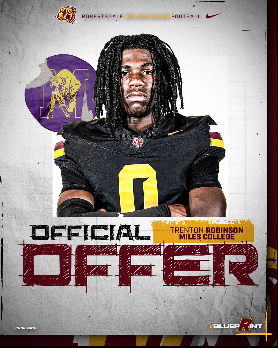 TrentanRobinso's tweet photo. Im blessed to receive my first official offer from miles 🙏🏾 https://t.co/nKfX9Jh6ne