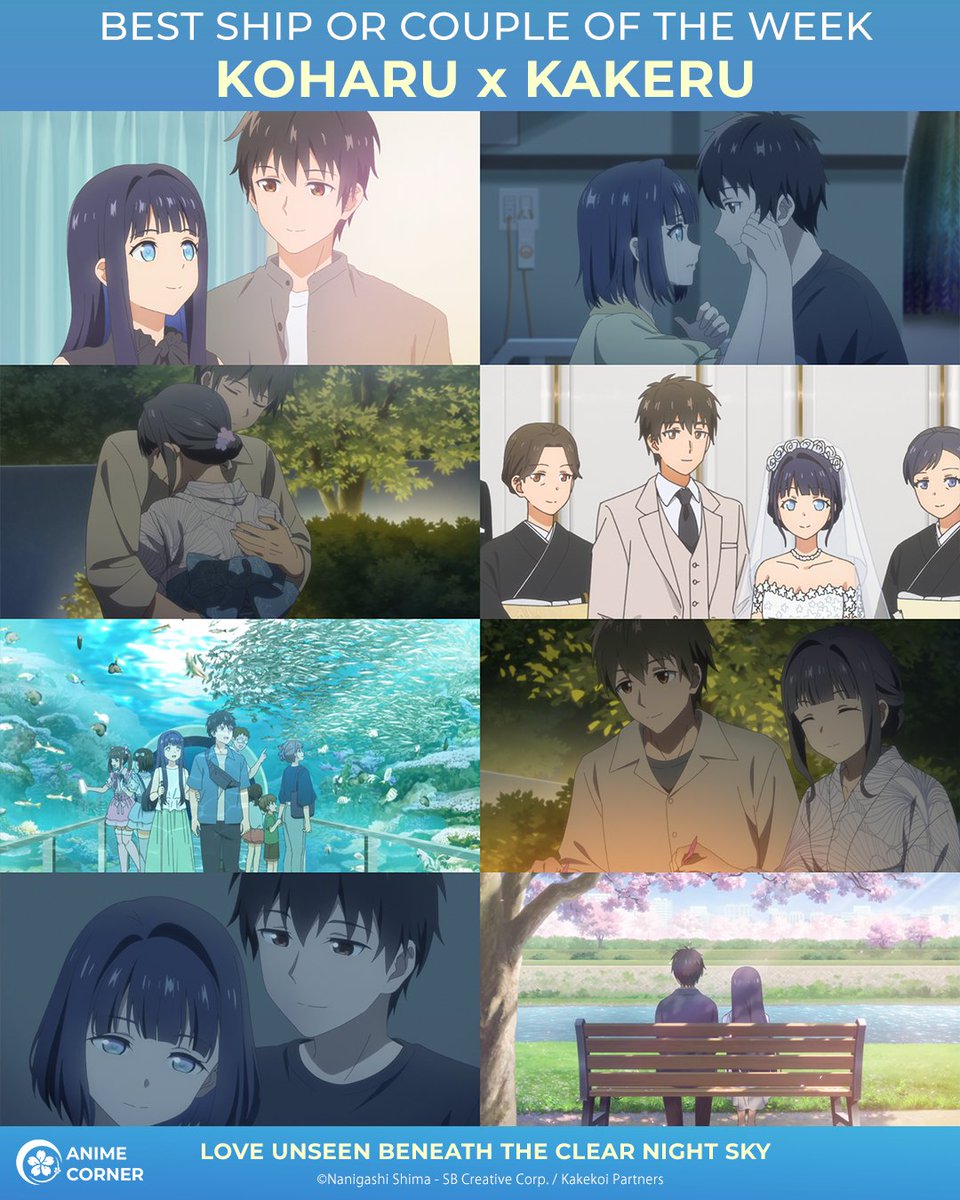 animecorner_ac's tweet photo. Best couple of the week: Koharu Fuyutsuki and Kakeru Sorano! 💙

Anime: Love Unseen Beneath the Clear Night Sky https://t.co/N9gflplQ4m