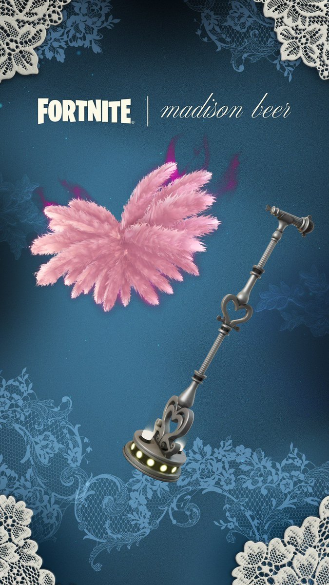 FireMonkey's tweet photo. Madison Beer x Fortnite drops in the Item Shop on September 24 at 8 PM ET

Madison Beer Bundle:
- two Outfits (including Alternate Styles and LEGO Fortnite styles)
- one Pickaxe
- two Backblings
- two Emotes
- one Instrument (Microphone)
- one Wrap
- one Loading Screen
- two Jam Tracks

- 1 Jam Track sold separately