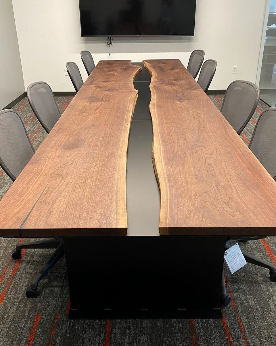 rustictrades's tweet photo. Which table would you build a room around—A, B or C? Swipe through three wood, edge and base combinations, then comment with your pick.

#CustomTable #InteriorDesign #AtlantaInteriors #FurnitureDesign #HardwoodFurniture https://t.co/80sZNIfh5i