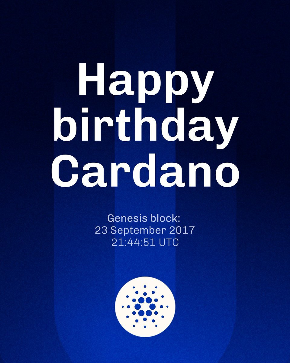 CHASEmfoe7b's tweet photo. Nine years ago, Cardano's first block was minted.

Since then:
2,890 stake pools.
13,978,119 blocks.
123,982,111 transactions.
A constitution, ratified on-chain.
36,322 votes on 158 governance actions.
And a vibrant community behind all of it.

Here's to many more years. https://t.co/Gp6COjuGrp