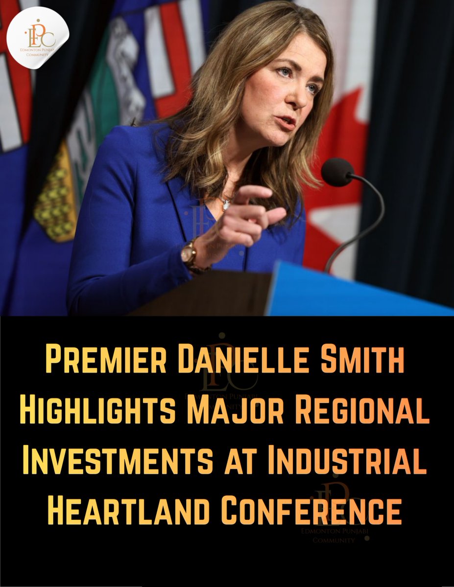TishStegemann's tweet photo. Premier Danielle Smith highlighted major investments and job creation at the Alberta’s Industrial Heartland Association conference, including Meta’s planned $13 billion data centre in Sturgeon County, a natural-gas-powered electricity centre, and a https://t.co/abOJeYGK0Z