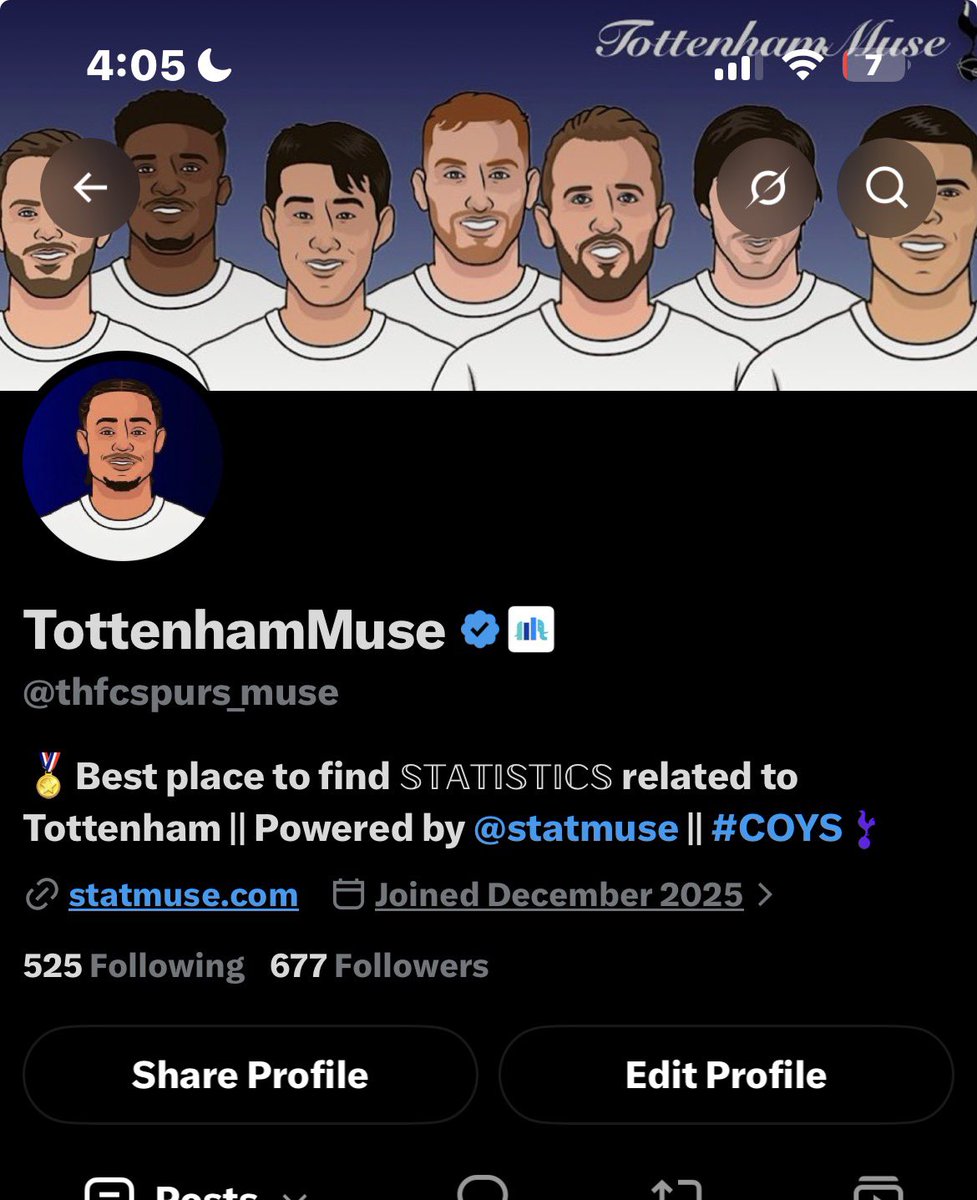 thfcspurs_muse's tweet photo. Officially affiliated with @statmuse. Couldn’t have done it without you guys, i really appreciate all of your support. 

Let’s work🤍 https://t.co/GPyYNwK8Bn