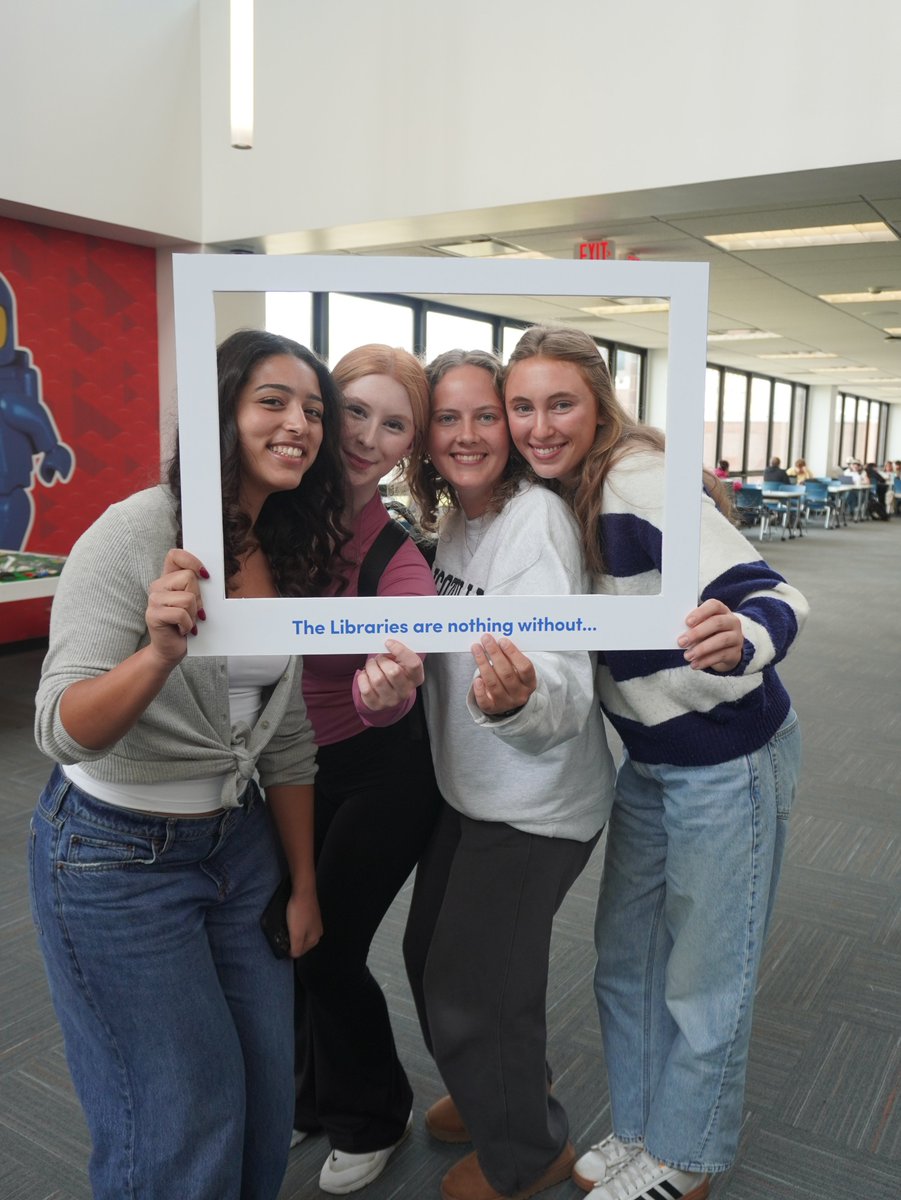 UBLibraries's tweet photo. We're nothing without our Bulls!💙🦬 #UBuffalo #UBuffaloLibraries https://t.co/Uldg45bmcm