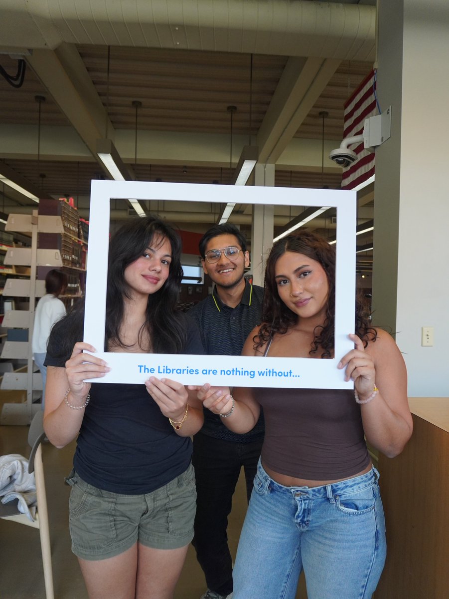 UBLibraries's tweet photo. We're nothing without our Bulls!💙🦬 #UBuffalo #UBuffaloLibraries https://t.co/Uldg45bmcm