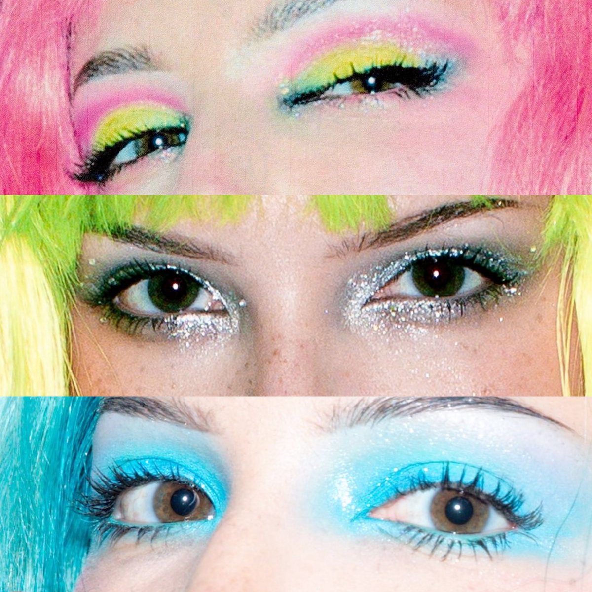 adoreheavens's tweet photo. i’ll never get over halsey’s back to badlands tour makeup looks https://t.co/0omU8gQvO2