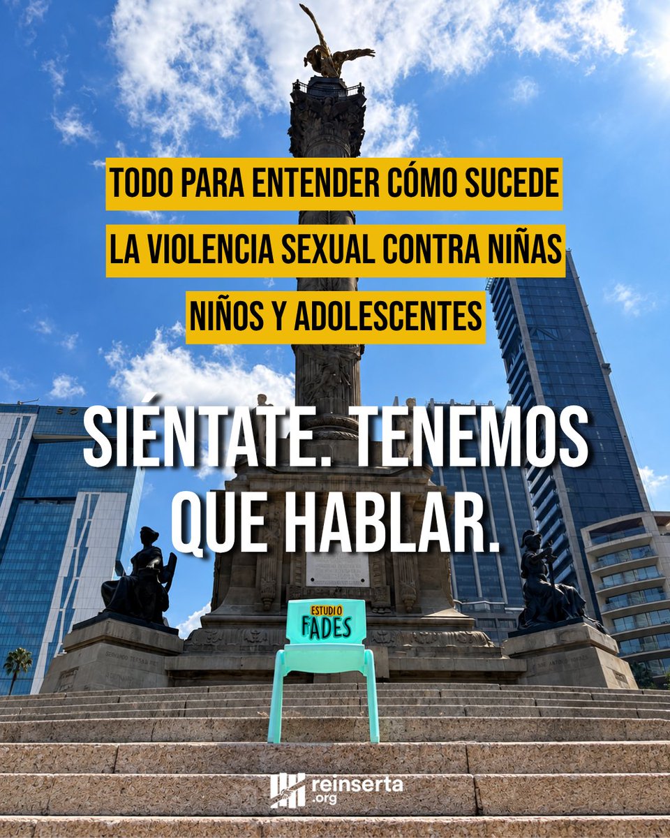 Reinserta's tweet photo. Para prevenir, primero tenemos que entender.
Siéntate, tenemos que hablar. 29.09.26 🪑 https://t.co/GEWlzqWm5t