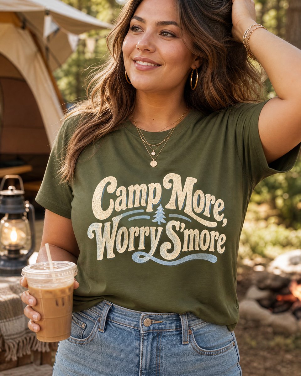 CoolDrips's tweet photo. For those who prefer roasting marshmallows over stress! 🔥 Camp More, Worry S'more. Link in bio! #OutdoorHumor #UnisexTees #cooldrips

https://t.co/oOx5j23AI5 https://t.co/BrJZrwWDKV