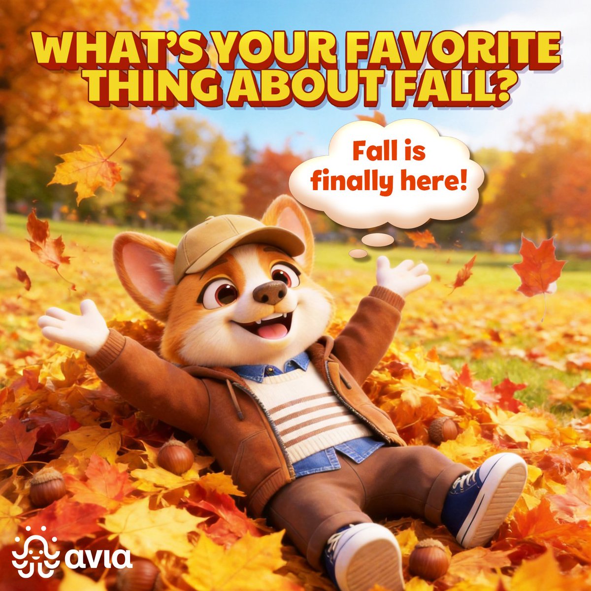 AviaGames's tweet photo. First Day of Autumn. π
Cooler air, changing leaves, and sweater weather are finally here.
What's your favorite part of fall? π
#AviaGames #FirstDayOfAutumn #Avia https://t.co/orgPbuk80s