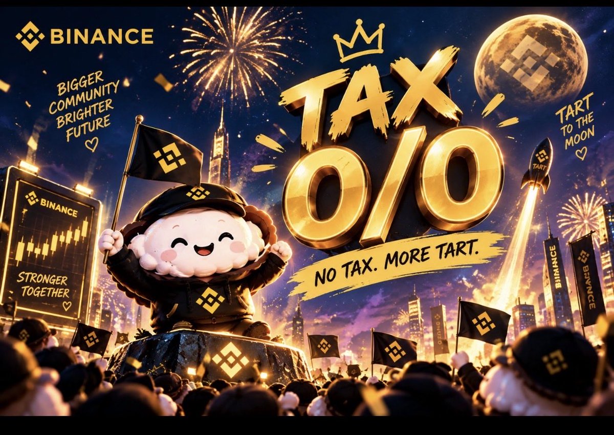 CharlesBes53658's tweet photo. @TartProtocol promised,@TartProtocol delivered! Transitioning from 5/5 to pure 0% buy &amp; sell tax on @BNBCHAIN.
Bigger community, brighter future! True financial freedom @cz_binance! 🚀🌕✨
#BNB  #BUIDL $TART is here to stay, @notralbnb  thanks again for this great project https://t.co/DJQCMJQq1n