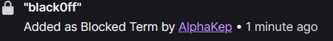 BlackoffRL's tweet photo. As the number 2 AlphaKep chatter, it comes with great disappointment to announce that I will not be returning to his chat. 

He claimed that he would unban me if MENA won worlds.. Here we are, no unban. 

In fact, he went out of his way to block my name in chat before his stream https://t.co/iuQ0Tc1N9p