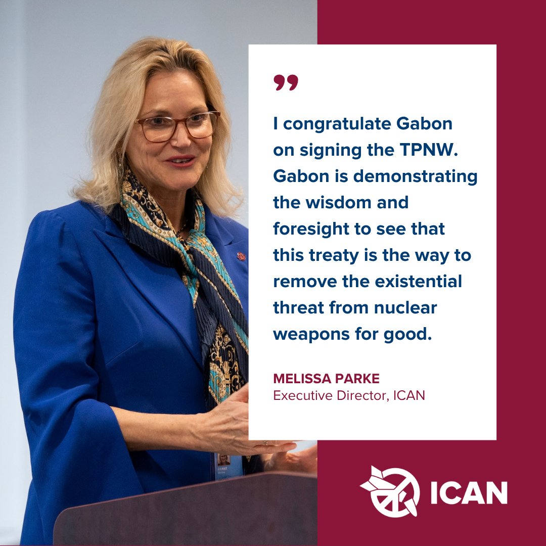 nuclearban's tweet photo. "With every country that joins the #TPNW, the more the diplomatic pressure builds on the nuclear-armed states &amp; their pro-nuclear allies and the more isolated they will become. It's time they gave up resisting the #nuclearban and join us on the right side of history." https://t.co/9PrFgpVcOE