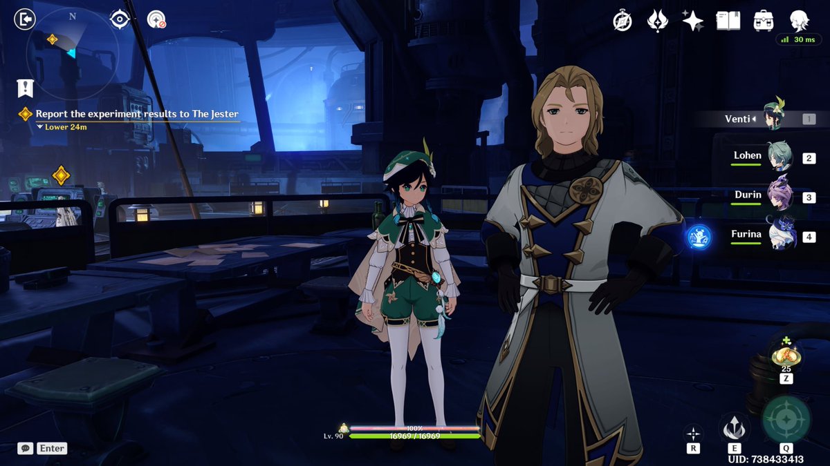 q_nessy's tweet photo. I don't want to be that person, but why that npc scientist lowkey looks like albedo? https://t.co/5vXASMC7WF