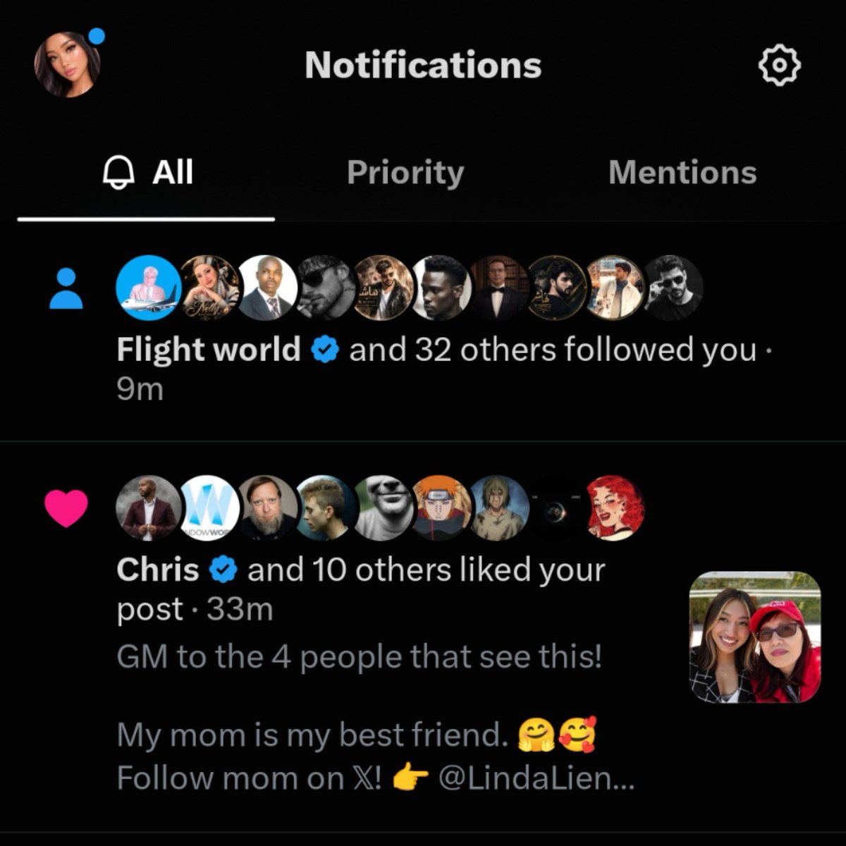 exceptionasian's tweet photo. What the heck is suddenly going on?:

I am suddenly getting a lot of new followers today.

I mean, I am not complaining or anything.  Keep 'em coming!

I welcome new friendships!  Let's grow together! 🌱✨ https://t.co/wNhbTpiq55