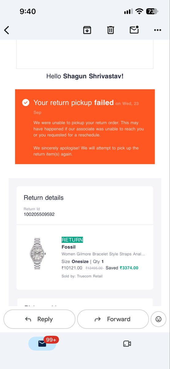 gargtarun05's tweet photo. @MyntraSupport Pls see the height of https://t.co/WvSHm9s7Rt action from last more than a month even when escalation team working along side twitter escalation.Big share on @myntra @MyntraSupport https://t.co/bd3PKFWTZl