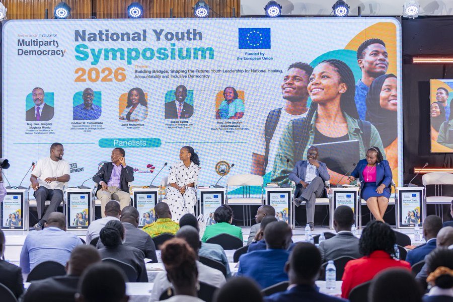 JuliaMuhumuza's tweet photo. Honored to serve as a panelist at the National Youth Symposium, deliberating on rebuilding trust and social cohesion Post-Election Uganda.

I emphasized the need for stronger institutions, unlikely coalitions among youth interest groups and leaders for the common youth agenda. https://t.co/F7FjHzHvqM
