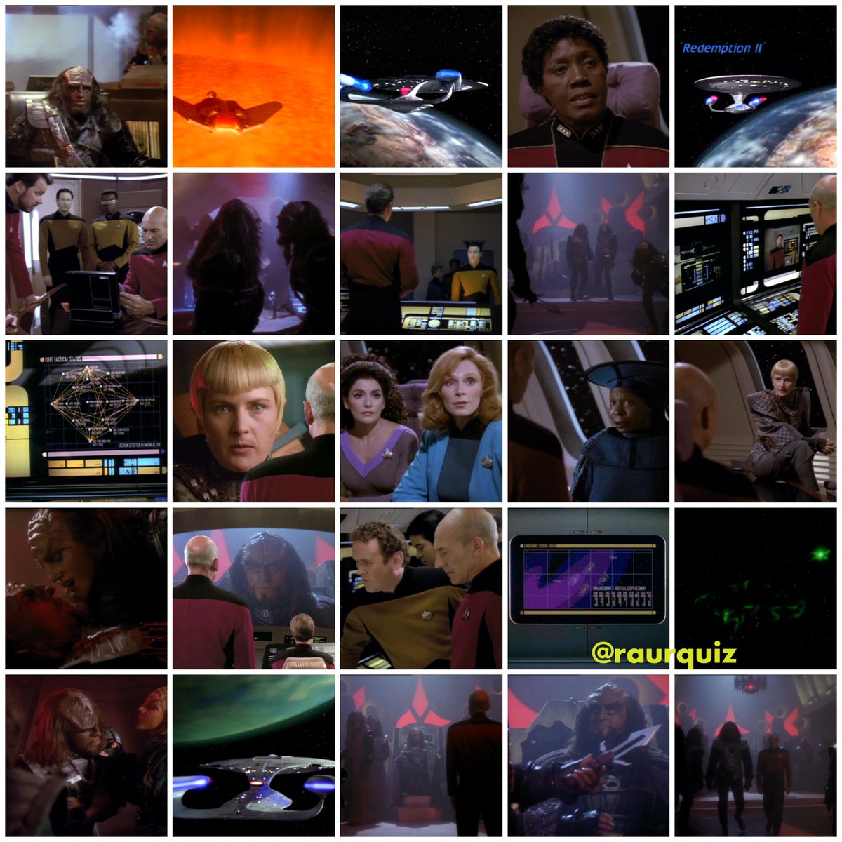 raurquiz's tweet photo. #otd #startrek #thenextgeneration #redemption #part2 #picard #riker #troi #data #laforge #worf #drcrusher #Sela #Kurn #Lursa #BEtor #Toral #Gowron #AdmiralShanthi #GeneralMovar #OBrian #ChristopherHobson #Guinan #startrek60 @TrekMovie @TrekCore @StarTrek @StarTrekOnPPlus https://t.co/BZp8MA41VE