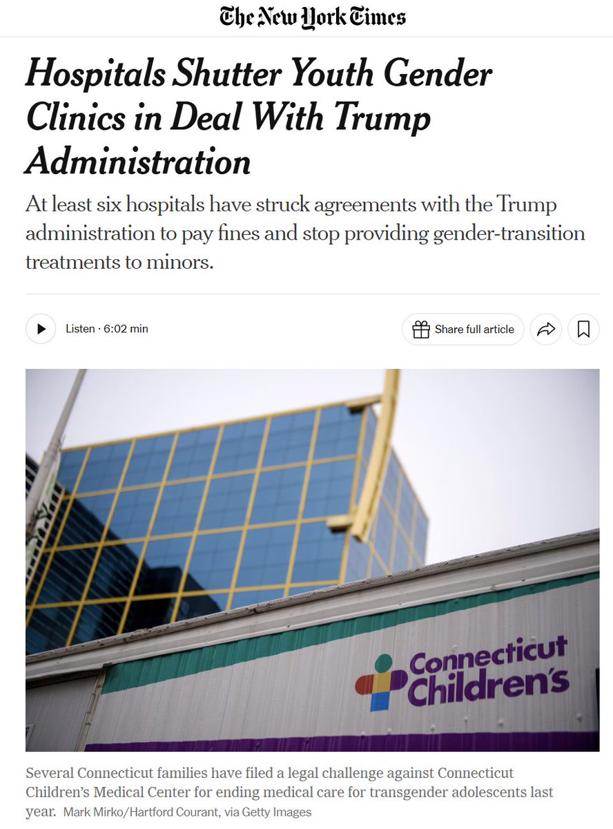 LeorSapir's tweet photo. I don't think the New York Times coverage of gender clinic closures is that bad. What's missing, however, is genuine curiosity about why the hospitals agreed to settle. 

This was not a decision taken lightly. It's fair to assume that gender clinicians and their allies within these hospitals, especially those located in blue states, face little-to-no opposition from other doctors or administrators. 

It's also known that hospitals went to the mat to fight closure efforts previously. That's Exhibit A. So, what's changed? Why the seeming capitulation now? 

Enter Exhibit B: mounting evidence of billing fraud, which comes from 3 sources.  

(1) Inferentially, from billing of puberty blockers for treatment of central precocious (abnormally early) puberty in 14- and 15-year-olds.

(2) From gender clinicians and quasi-medical groups like WPATH, which has openly and explicitly recommended using "endocrine disorder" when billing for medical interventions in minors without an endocrine disorder (although they are likely to develop such a disorder as a result of treatment). 

(3) From court records in resolved qui tam lawsuits (e.g., in Texas) that show evidence of False Claims Act violations.  

The combination of these easily verifiable sources, together with the unexpected willingness of blue state hospitals to settle with the DOJ, should trigger curiosity about the leverage the DOJ actually had over NYU, Mt. Sinai, and other hospitals. 

It seems highly implausible that hospitals in New York, with Letitia James and Mamdani paying close attention, would shutter their clinics and pay out millions of $ unless the DOJ had court-proof evidence of billing fraud.  

Also, it's September 2026, and the New York Times still hasn't done an investigative report on how major medical associations and scientific journals have promoted misinformation and stifled debate on youth gender medicine.
