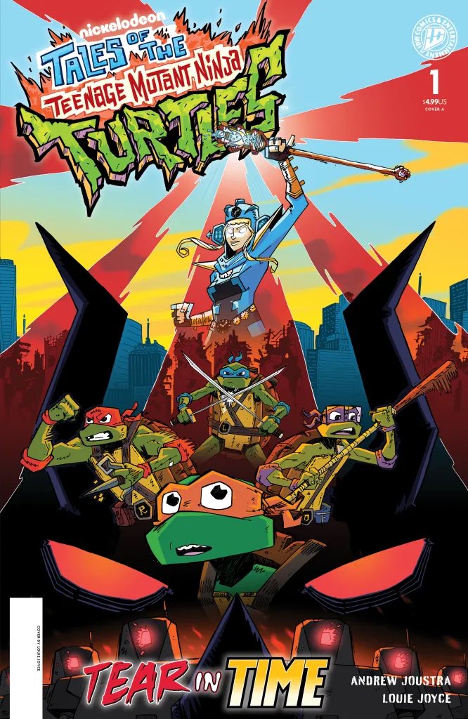 AJoustra's tweet photo. Turtles. Triceratons. And…
the Timestress. 
Tales of the TMNT: Tear in Time
December 12th. 
Cowabunga.

https://t.co/1TnEugINk6 https://t.co/BXGK1AjjVy