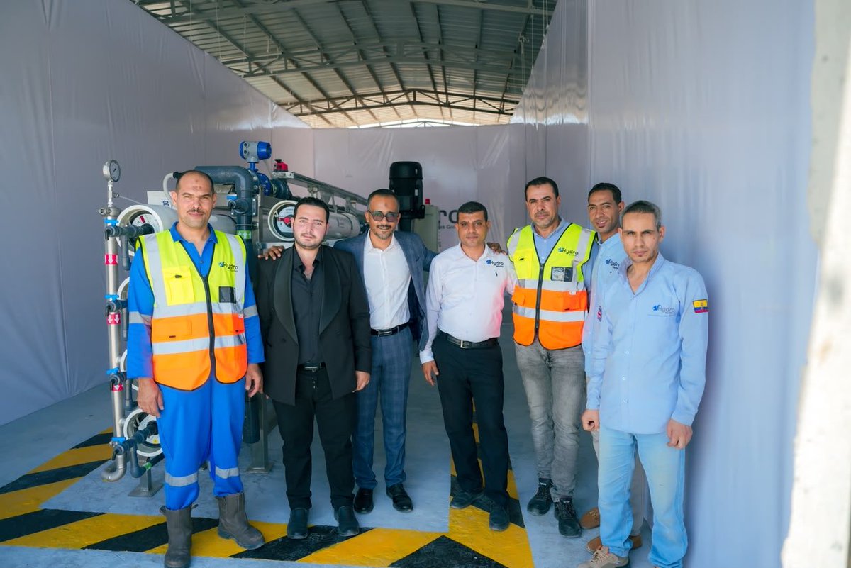 HydroIndustries's tweet photo. The Hydro team in Hurghada.  So proud of all of you. British technology. Egyptian manufacturing - soon to be deployed in Wales. #Diolch https://t.co/fmqMNek1zG