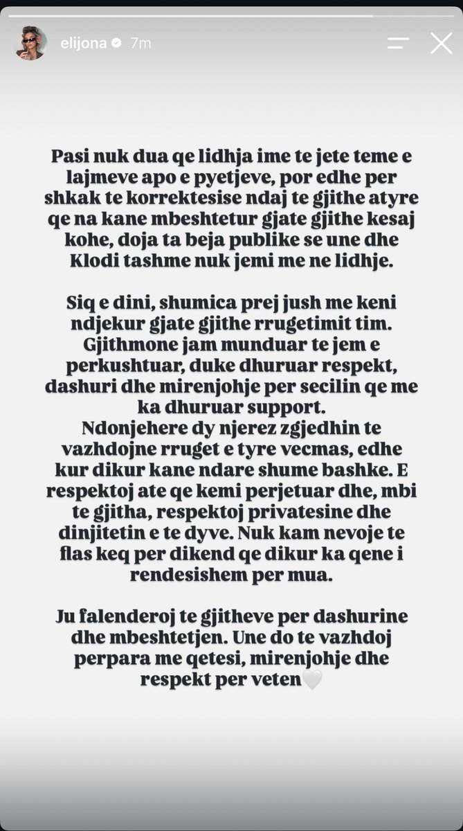 nonameegxy's tweet photo. Nga momentet me te bukura, te nje fund qe nuk e prisnim. 🥹💔#kloeli https://t.co/eq8qyYSfOY