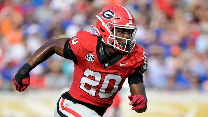 PeteNakos's tweet photo. Georgia safety transfer Jacorey Thomas is now eligible to play for West Virginia. He's named in the Indiana injunction. 

Previously announced his commitment to the Mountaineers. 

https://t.co/qDPNFjHFl6 https://t.co/Zx0DmJ6sEz