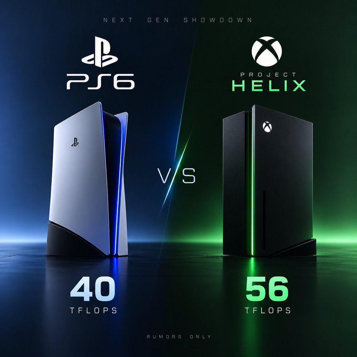 Gemarland's tweet photo. 🚨| عاجل ‼️   🔹جهاز PS6 سيصدر بسعر 700 دولار 🔥  🔹و XBOX HELIX بـ1200 دولار 🤯  كيف تشوفون التسعيرة https://t.co/HyLTHBAlYX