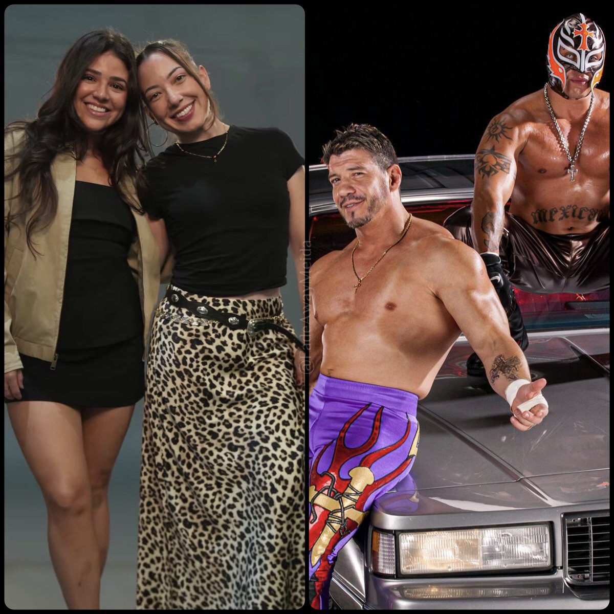 FadeAwayMedia's tweet photo. Sherilyn Guerrero and Aaylah Mysterio linked up 

The Daughers of Pro Wrestling Royalty ❤️

You love to see it. https://t.co/iqmJRmMZyu