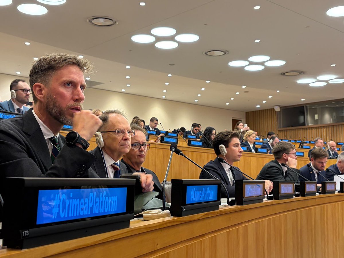 andrii_sybiha's tweet photo. Today, on the sidelines of #UNGA81 in New York, we held the Sixth Summit of the International Crimea Platform, led by President @ZelenskyyUa, which brought together more than 60 representatives of countries and international organizations.

This is where the conversation about Crimea belongs. The restoration of Ukraine’s territorial integrity, including Crimea, is a test of our collective commitment to the UN Charter and the principles on which the international order is built.

The Crimea Platform today is about security, humanity, and dignity. Russia has turned occupied Crimea into a military base and a source of threats to the entire Black Sea region. 

At the same time, hundreds of people in occupied Crimea continue to face politically motivated persecution, with Crimean Tatars particularly targeted.

The Crimea Platform must translate political support into practical action every day: strengthening Ukraine’s defense, advocating for political prisoners, countering Russia’s attempts to legitimize the occupation, and ensuring that Crimea remains firmly on the international agenda.

One of the most powerful moments today was the address by Daria Fursova, who was born in Simferopol 2003 and left occupied Crimea in 2021. She was only 11 when Russia occupied her home. Her words were a powerful reminder that behind every discussion about Crimea are real people, their homes, their rights, and their future.

“Crimea is Ukraine” has long gone beyond a political statement. It is a universal message of dignity and respect for international law. 

I thank all partners who continue to stand with Ukraine and keep Crimea where it belongs — at the center of our common work to restore justice and a comprehensive and lasting peace.
