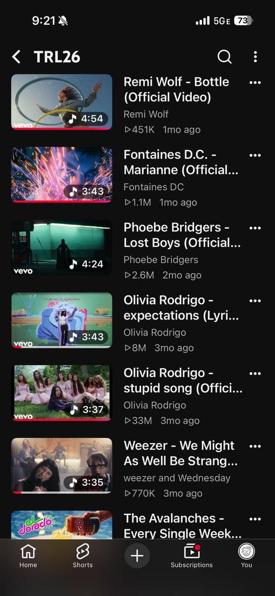 damiencorrell's tweet photo. I can’t explain it, but making a Youtube playlist of new music videos, naming it TRL26, and playing it on shuffle in the afternoon is the same thing as collecting/playing new vinyl releases. https://t.co/9EA6y3clEy