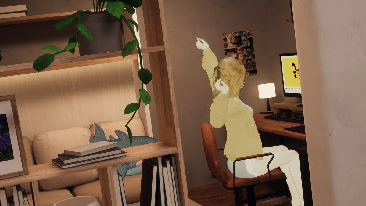 nicemilkSSRB's tweet photo. 「なに～？のぞき見？声掛けたらいいのに」

#Marycia3D 
#VRChat 
#OKITUNELAND 
#flow4ge 
#RabbitWave https://t.co/SzDoVUjfzq