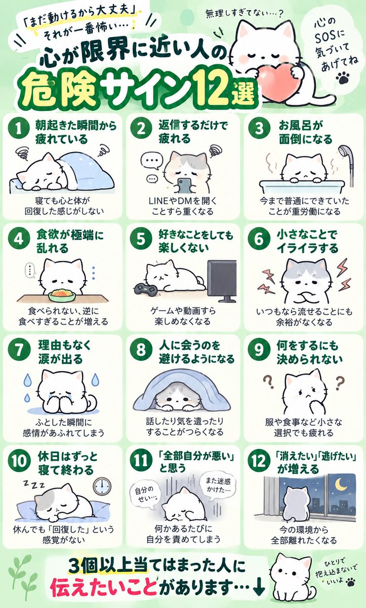 sumi_y68072's tweet photo. 「まだ動けるから大丈夫」が一番怖い… https://t.co/D1DuhKKqqf