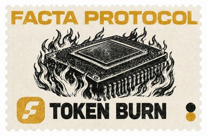 FactaProtocol's tweet photo. 1.4% of $FACTA has been burned.

The burn is now onchain and verifiable on Robinhood Chain.

No announcement without proof.
Just a transaction recorded onchain.
Verify the burn :
https://t.co/29nFTfQR0h

$FACTA keeps building, one transaction at a time. https://t.co/2YRWijkpnD