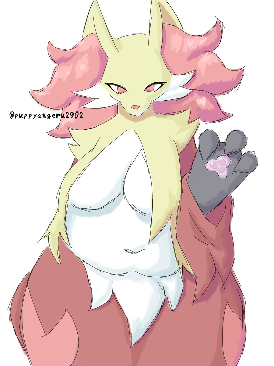 puppyangeru2902's tweet photo. another fat phox #Delphox https://t.co/xRgm5w7Lzi
