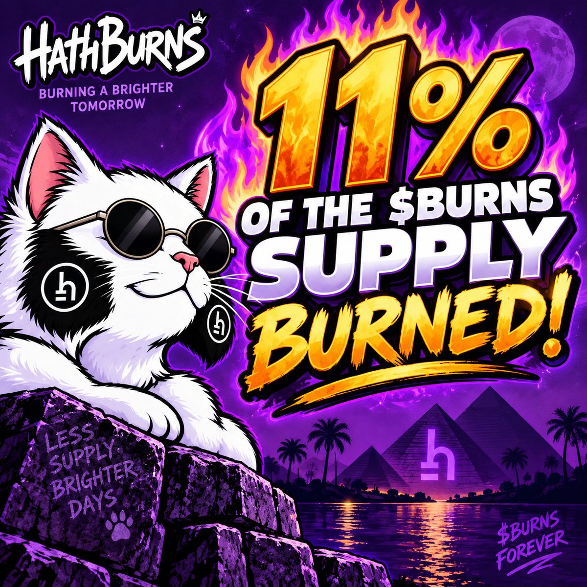 HathBurns's tweet photo. 11% $BURNS gone forever!
The burning will continue....

https://t.co/84IZ4toop3

@HathorNetwork @KhensuFun $HTR https://t.co/3DZBuvLNu6
